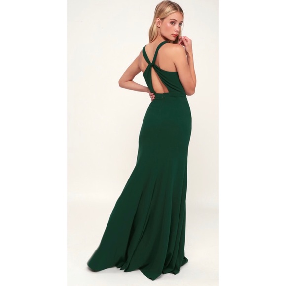Lulus Dresses & Skirts - Lulus Forrest green formal floor length